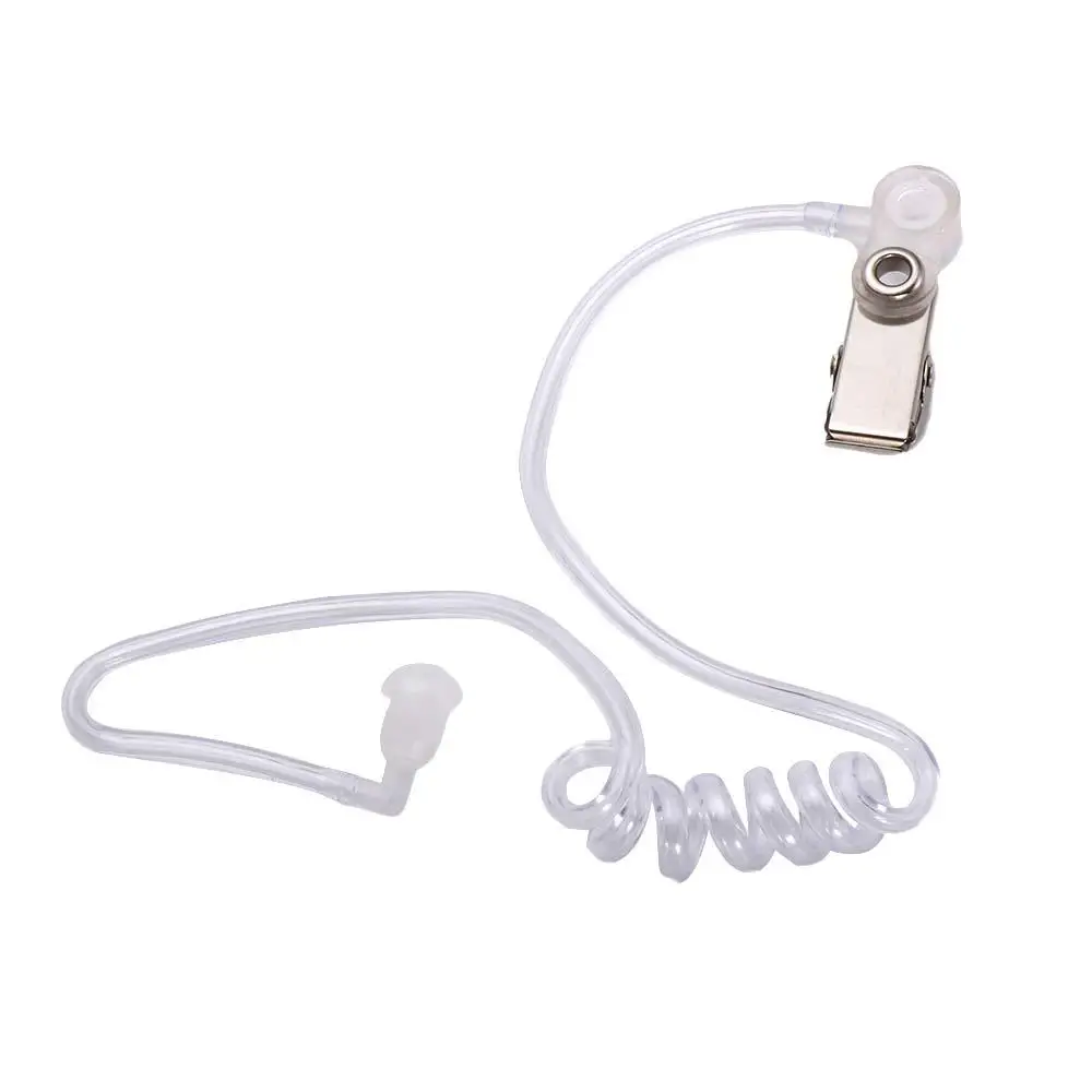 Acoustic Tube Radio Accessories Air Guidance Headset Microphone In-ear Earpiece Air Duct Headset PTT MIC Headset Radio Earphone