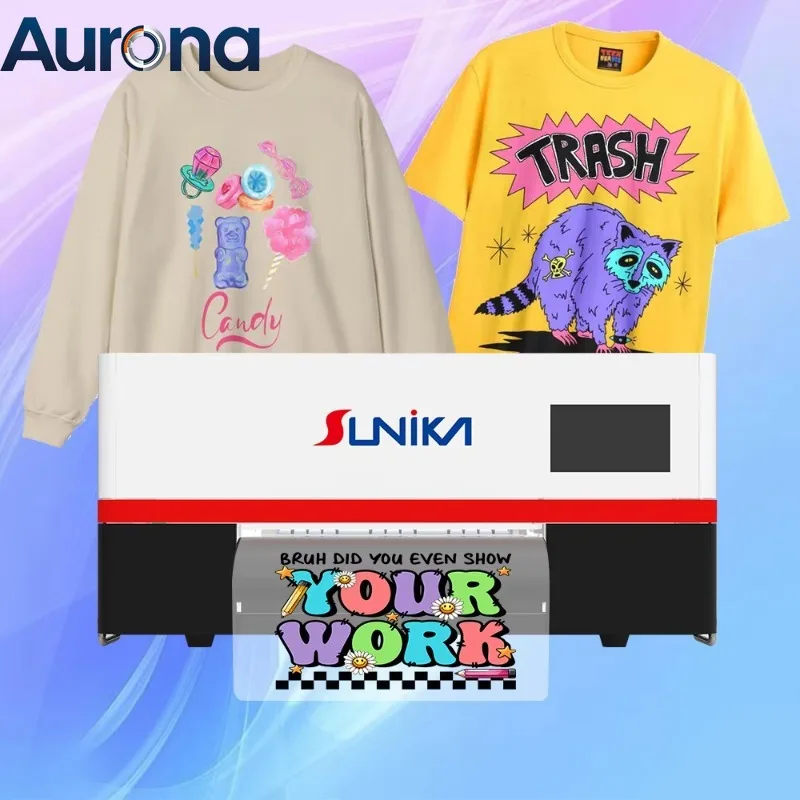 【Industrial】12inch New DTF/DTG/Flatbed Printer With 2 Head XP600 Printhead Multifunctional 300mm T-Shirt Printing Machine