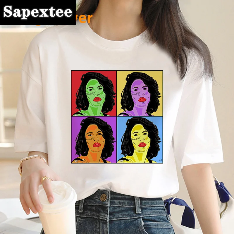 Selena Quintanilla summer top t shirt women 2024 streetwear print casual aesthetic clothes t shirt white t shirt y2k