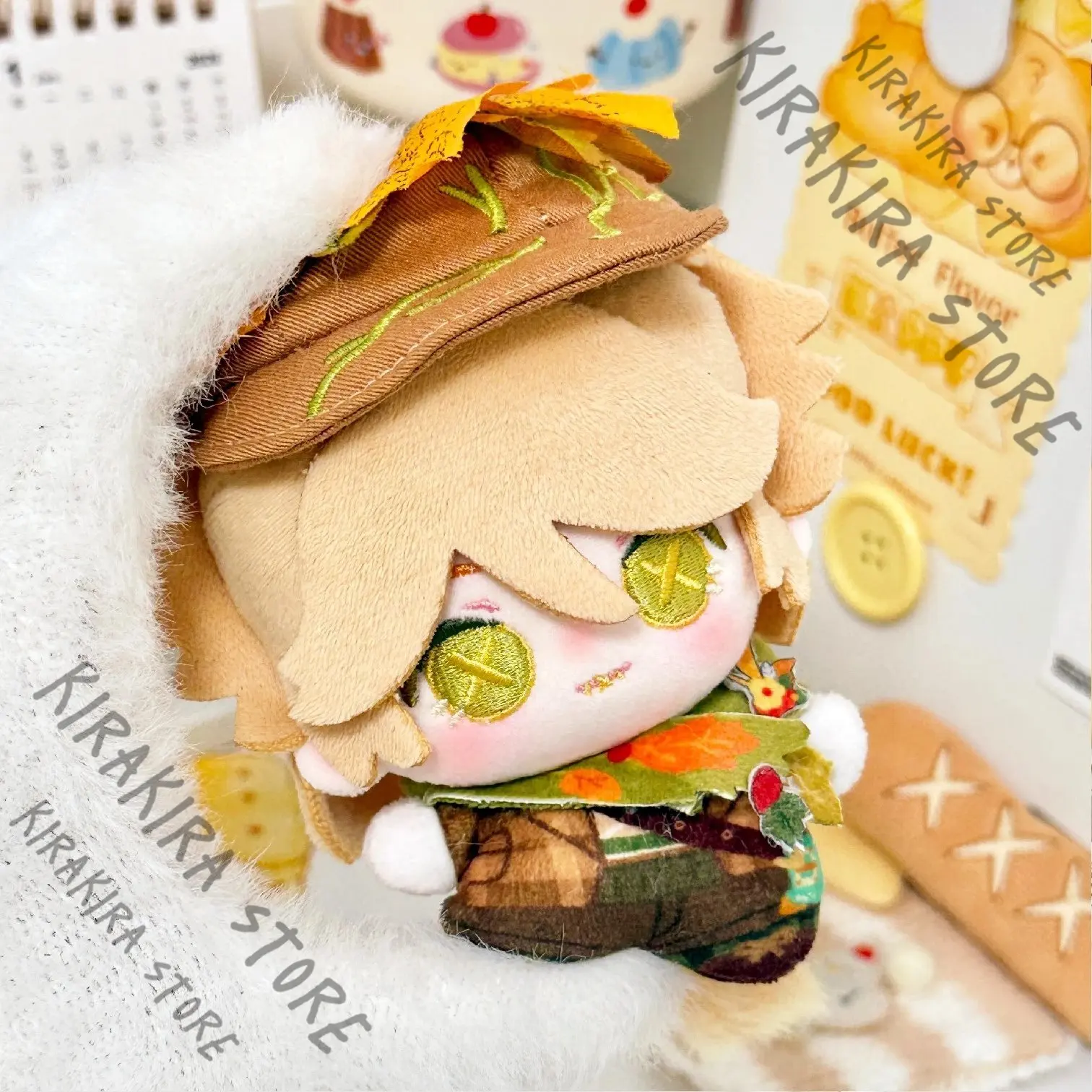 

Postman Identity Ⅴ Puppet Victor Grantz 10cm Hanging Drop Fluffy Mascot Collect Ornaments Maumet Cotton Moppet Cute Xmas Gifts