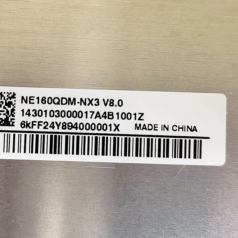 Laptop LCD Screen NE160QDM-NX3 V8.0 NE160QDM NX3 2560x1600 100% sRGB 120Hz eDP 40 Pin 16.0 Inch IPS Replacement Display