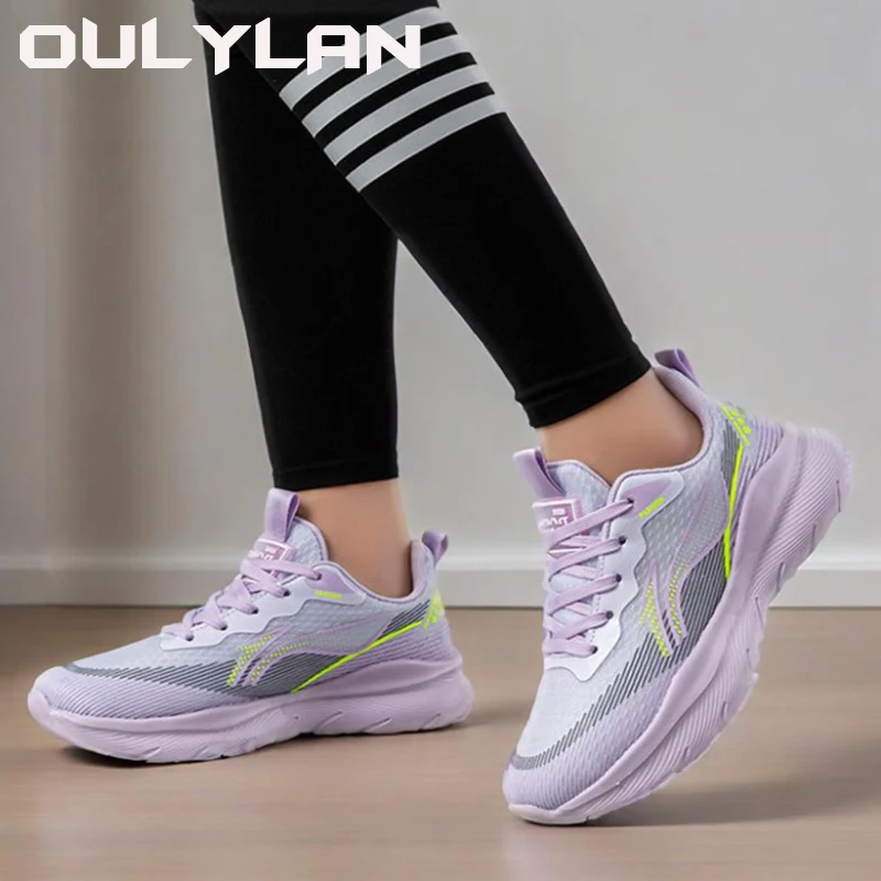 

Oulylan новые мужские повседневные трендовые кроссовки с сеткой, дышащие, удобные, легкие, противоскользящие, спортивная обувь для бега
