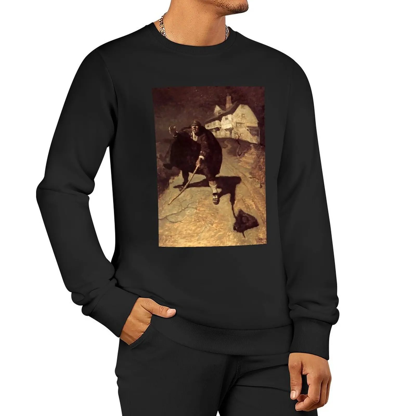 

“Blind Pew” Pirate Art by NC Wyeth Pullover Hoodie men's sweat-shirt new in hoodies & sweatshirts