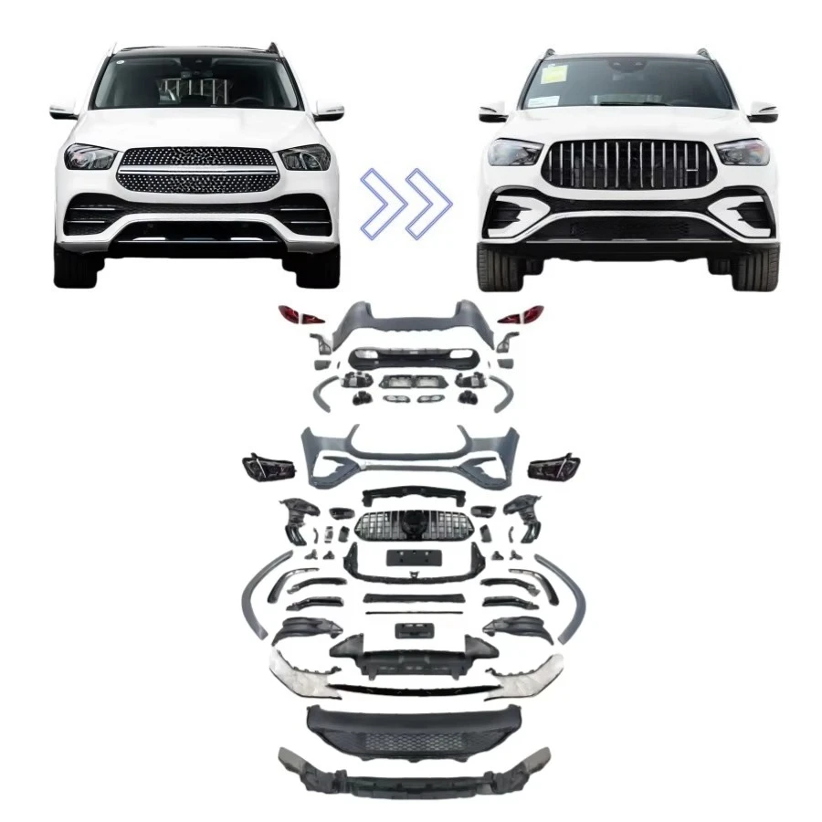 Factory Supply Car Bumper BodyKit for Mercedes-Benz GLE W167 GLE350 GLE400 GLE450 Facelift 2025 GLE53 for AMG Body Kit