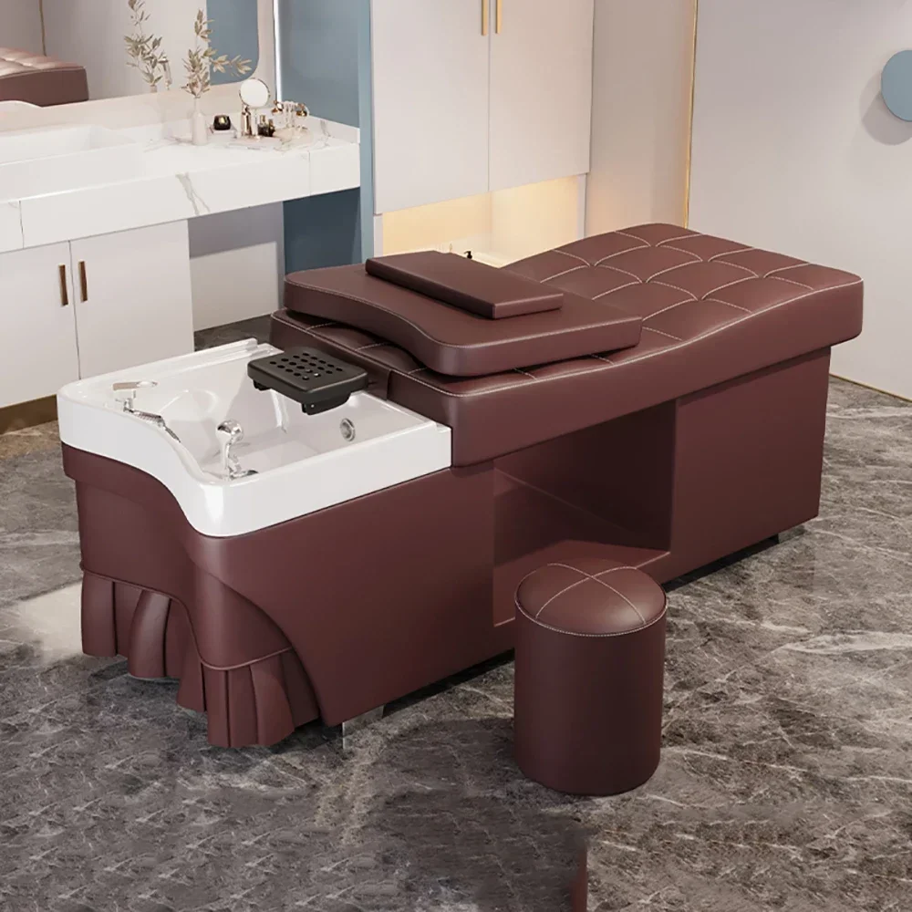 Ergonomic Lounge Hair Head Spa Unique Modern Simple  Fashion Luxury Massage Table Portable Trendy Cadeira De Barbearia Furniture