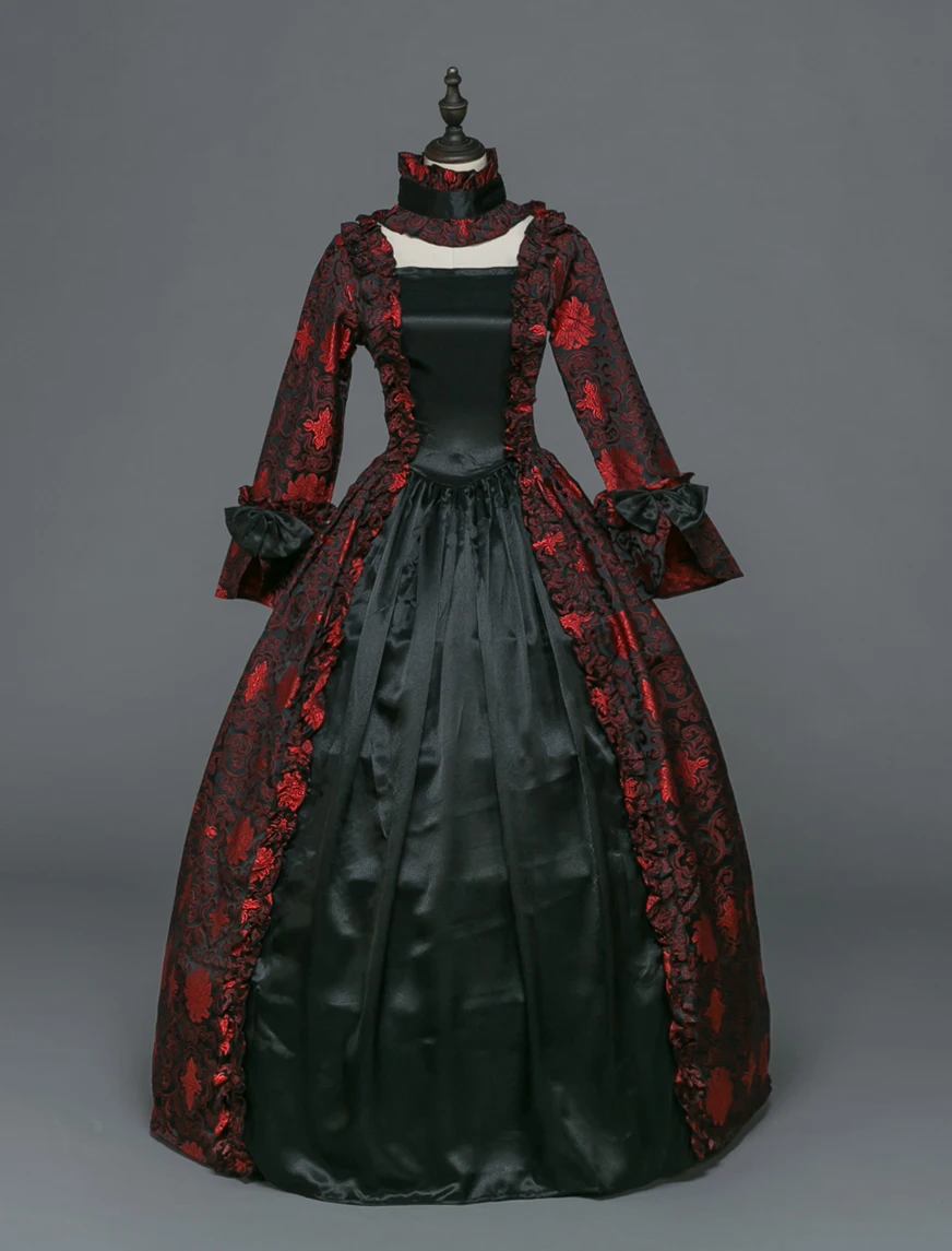 Robe de bal géorgienne Marie Antoinette, robe de soirée victorienne pour adultes pour femmes