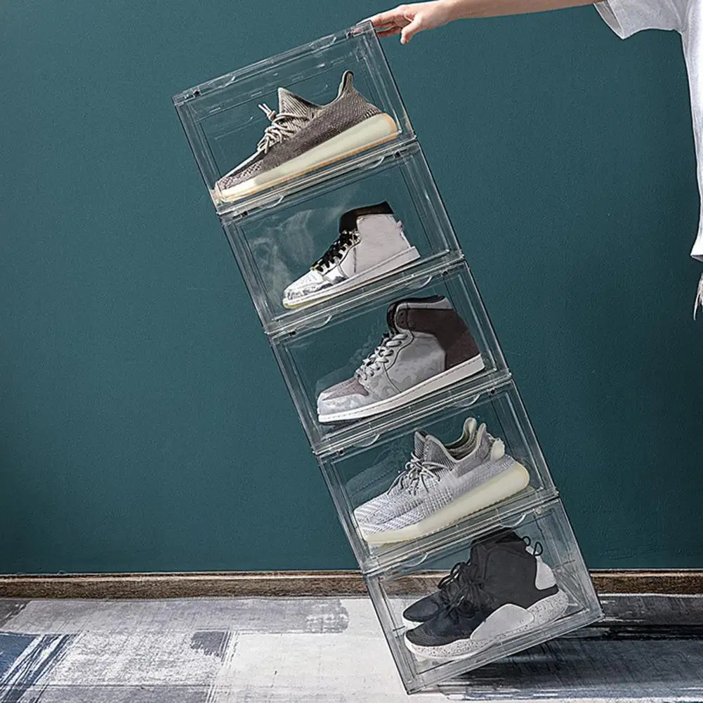 Waterproof  Sturdy Clear Shoe Organizer Anti-oxidation Shoe Holder Breathable Ventilation Shoes Supplies Уборщик обуви