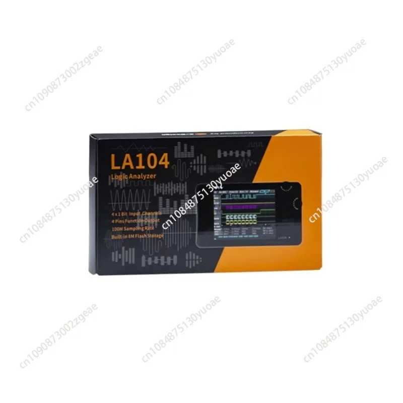 LA104 Logic Analyzer Pocket Size Handheld SPI I2C UART 100Msa/S Max Sampling Rate