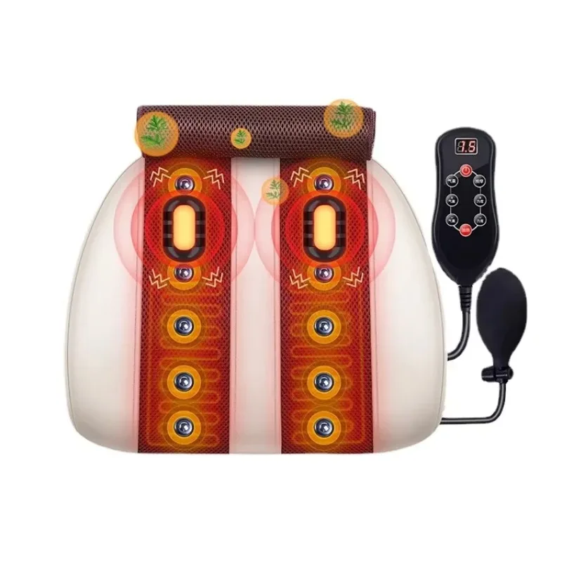 

Многофункциональный домашний поясничный дисковый массажер для талии, прозрачная подушка безопасности, тяговая массажная подушка для тела