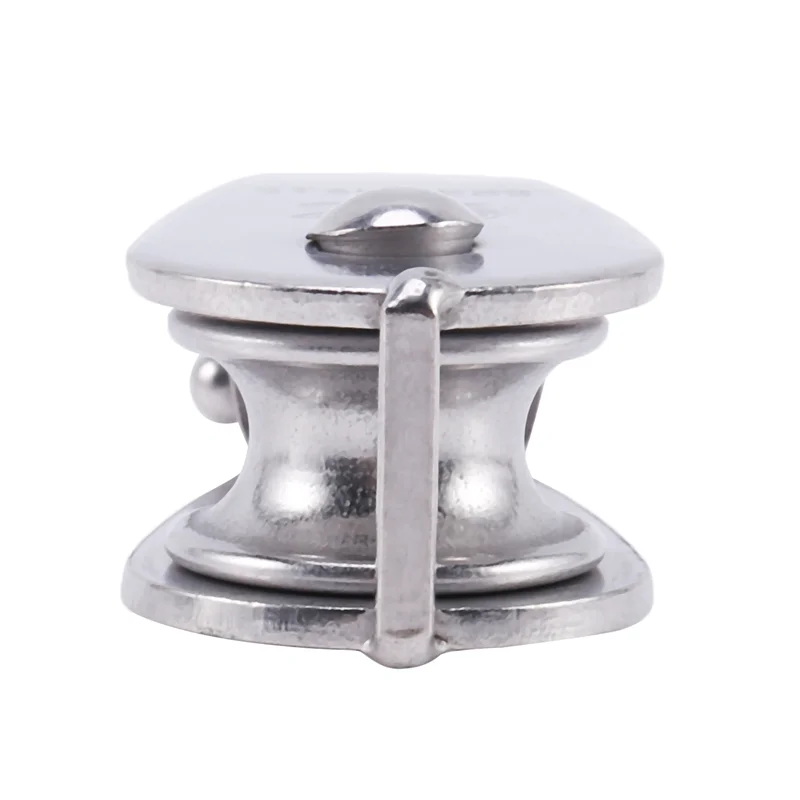 

8Pcs 25MM Single Pulley Block In 304 Stainless Steel M25 Pulley Roller Loading 400Kg - Silver