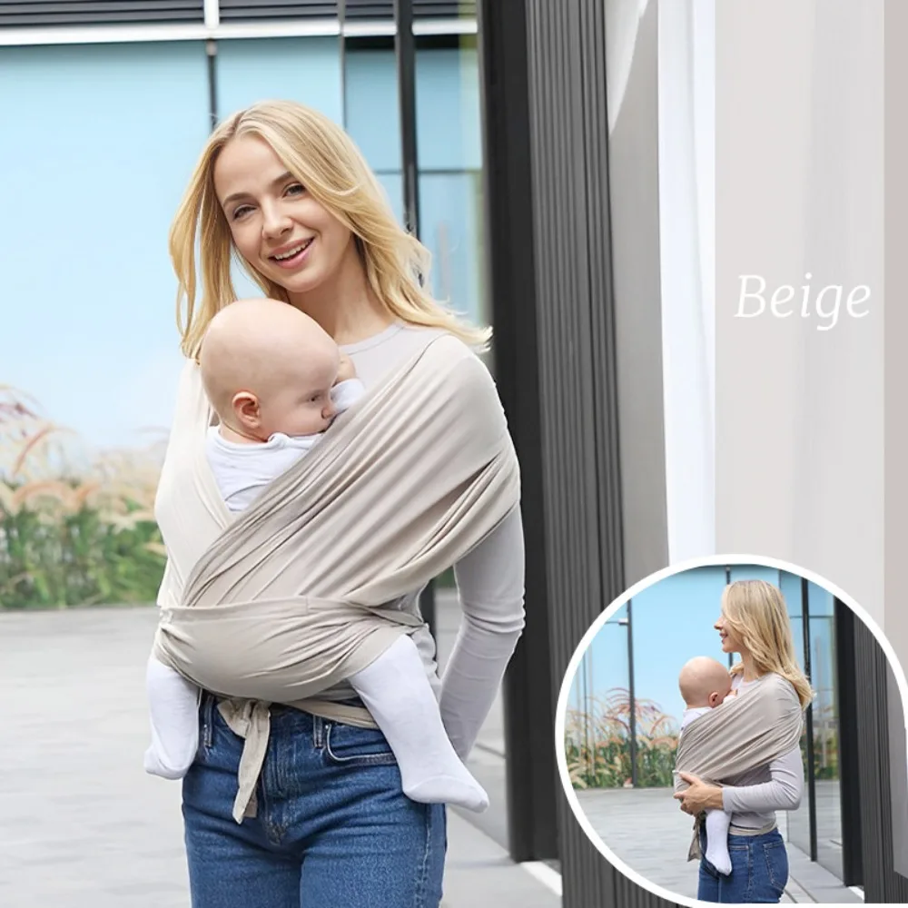 

Comfortable Baby Wrap Carrier Front Holding Breastfeeding Newborn Sling Wrap Adjustable Safety Infant Kangaroo Bag Toddler