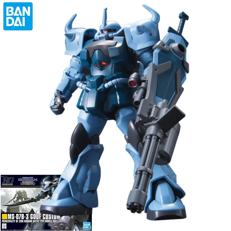 Bandai HG Gouf Gundam GOUF CUSTOM model movable robot toy mobile suit animation peripheral mecha collection Christmas gift