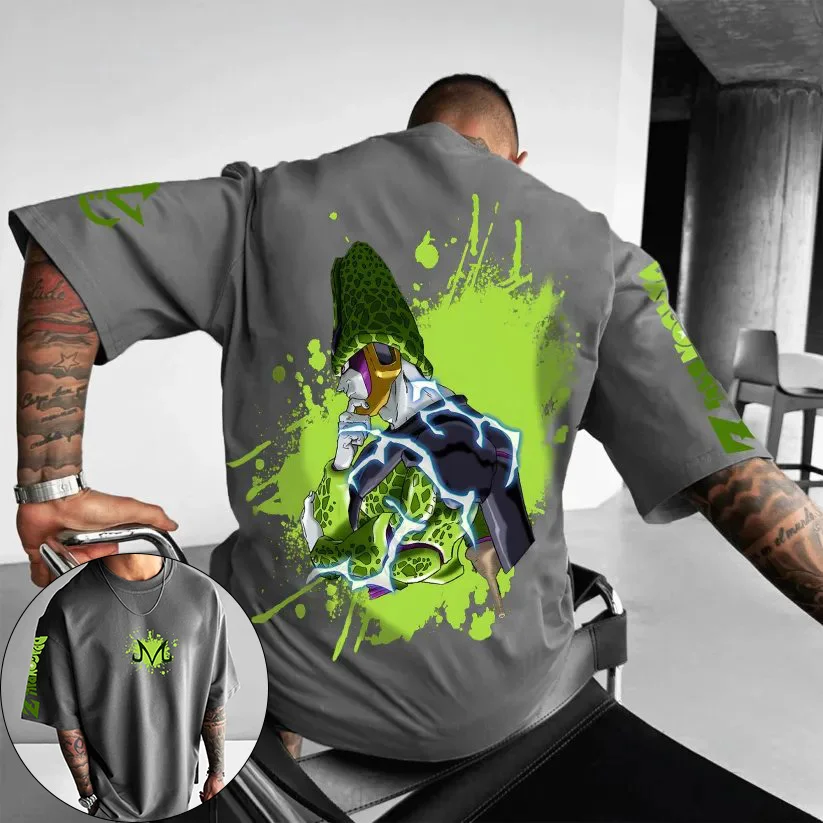 

New Dragon Ball Anime Men's T Shirt 3D Print Cell Character Design Must Have for Anime Fans Unique Stylish Comfortable Tee