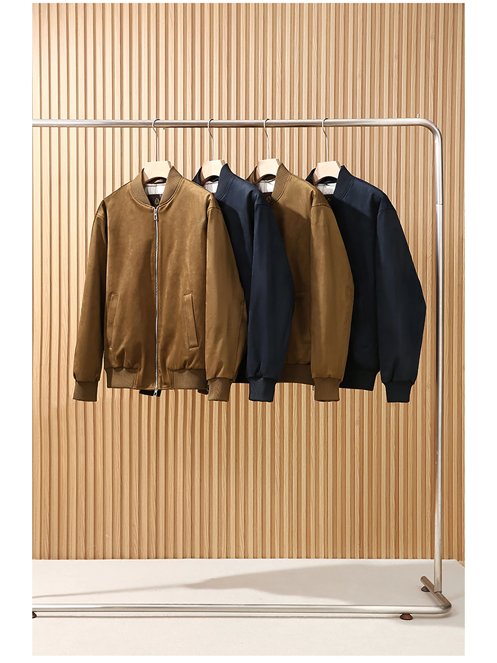 

Модная городская хлопковая куртка для мужчин: осенне-зимняя, ветрозащитная, теплая, с воротником-бомбером, из смесовой шерсти и хлопка, для повседневной носки молодежью