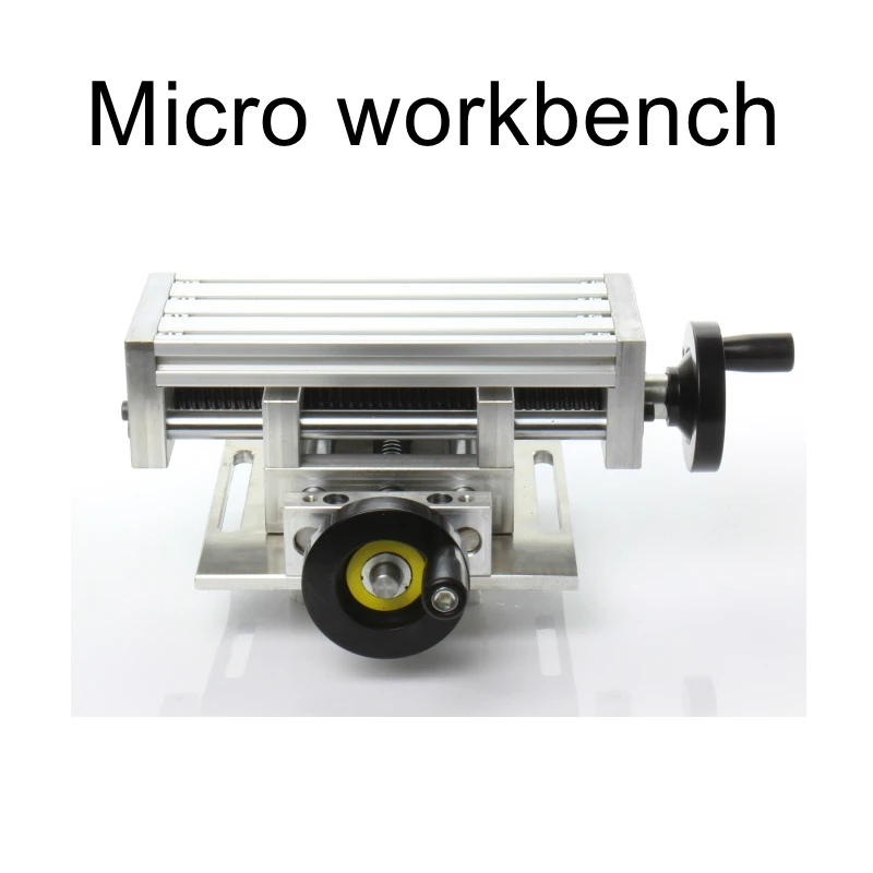 

Mini multi-function workbench Bench drill Milling machine Cross sliding table Dovetail carriage Micro vise