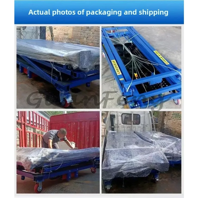 Automatic Electric Scaffolding Lift Remote Control Lifting Platform Mobile Folding Test Electric Scaffolding