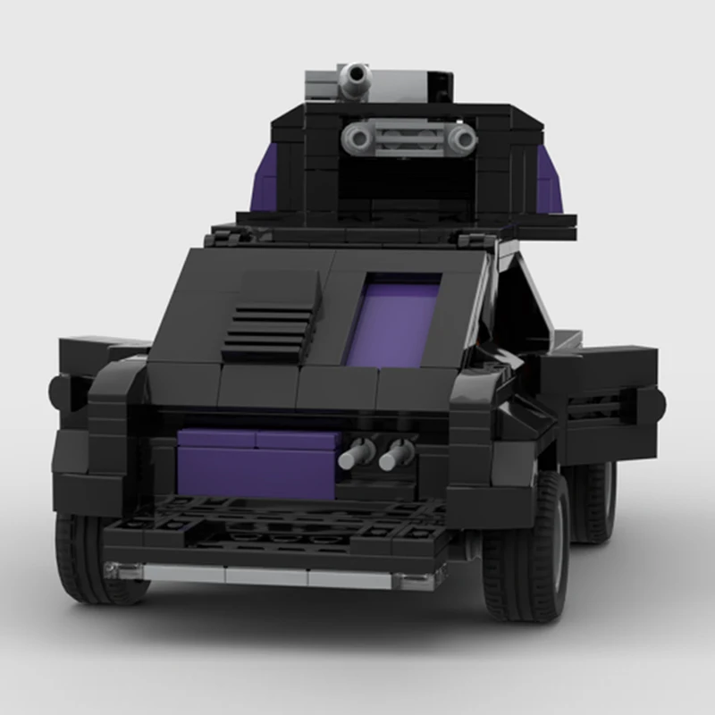 Popular Anime Car Model MOC Building Bricks Masked Special Vehicle Modular Technology Gifts Holiday Assemble Children Toy Suit