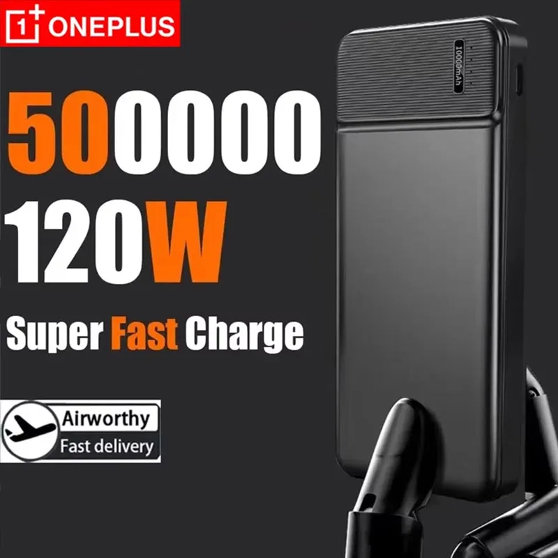 Oneplus 50000mAh قوة البنك PD22.5W شحن سريع شاحن محمول بطارية خارجية عالية السعة Powerbank آيفون سامسونج