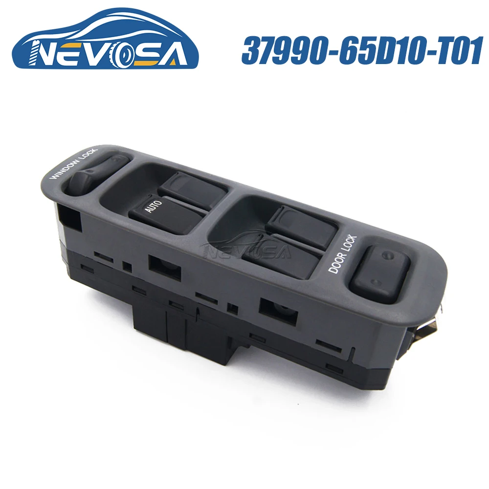 

NEVOSA 37990-65D10-T01 For Suzuki Grand Vitara Baleno XL-7 Chevrolet Tracker Electric Power Window Switch Button37990-75F00-T01