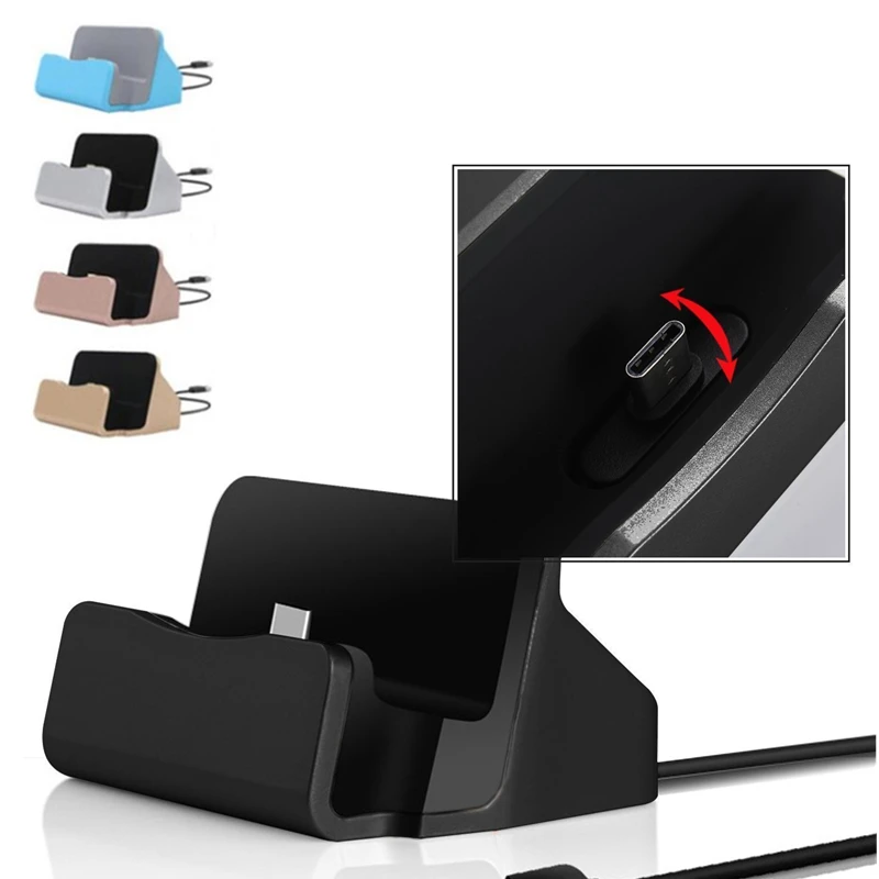 For Iphone XR 12 mini 7 6 USB Cable Data Charger Dock Stand Station Charging for Samsung Xiaomi Huawei Android Mciro/Type C/IOS