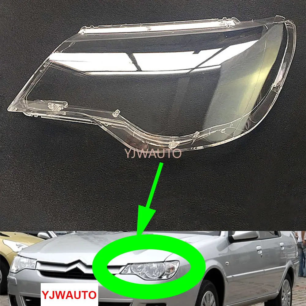 

Headlamp Lens For Citroen Elysee 2008~2013 Headlight Cover Car Light Glass Replacement Clear Front Lamp Auto Shell