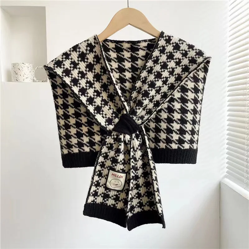 Classic red plaid children scarf warm winter small narrow shawl women ladies lovely fashion casual scarves for child boy girl