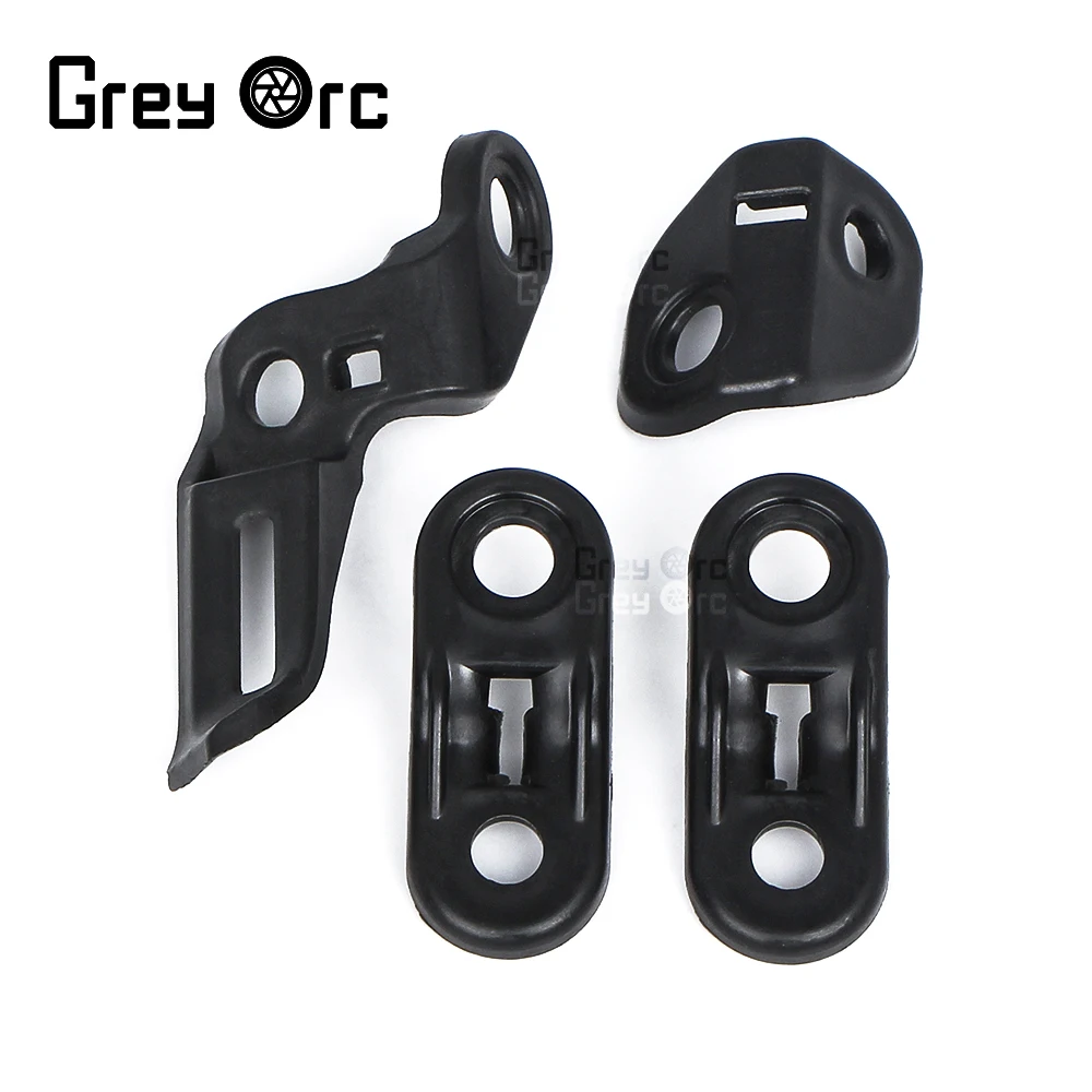 4Pcs ABS Black All Fairing Fixed Shell Bracket Wrap-around Panel Housing Mounting Brackets Fit For Honda CBR1000RR 2008-2017