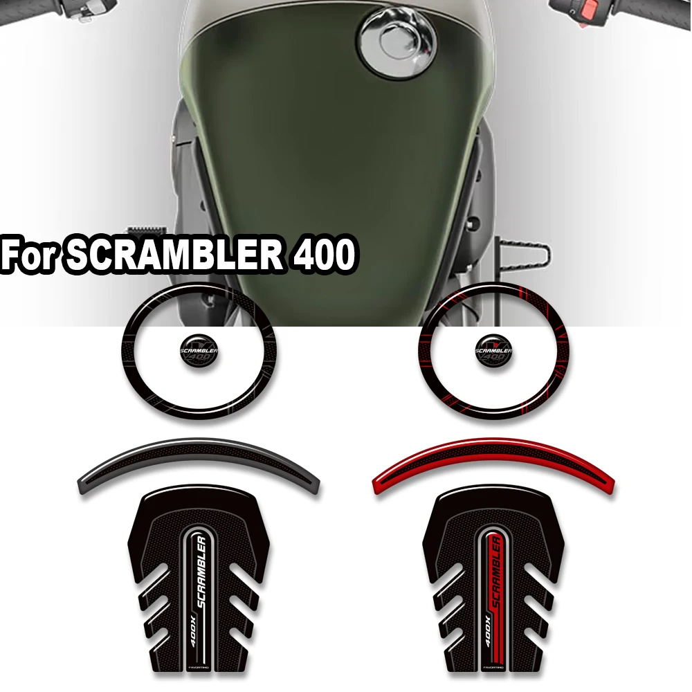 

For Triumph Scrambler 400X 400 X 2024 2025 Motorcycle Fender Tank pad stickers moto wheel windshield kit decoration decals