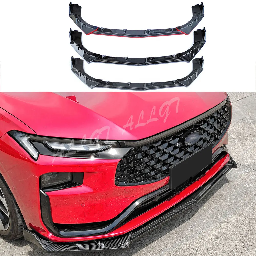 

Front Bumper Lip Spoiler Side Lower Splitters Body For Ford Fusion Mondeo 2022+