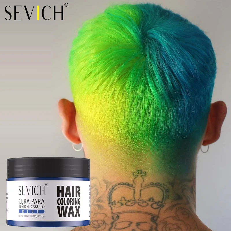 13 Farben einmaliges Haarfarbenwachs, leicht zu waschen, langlebiger Haarfärbeschlamm, leicht zu waschen, Party-Haarschlamm, Kinder-Haarfarbe-Creme