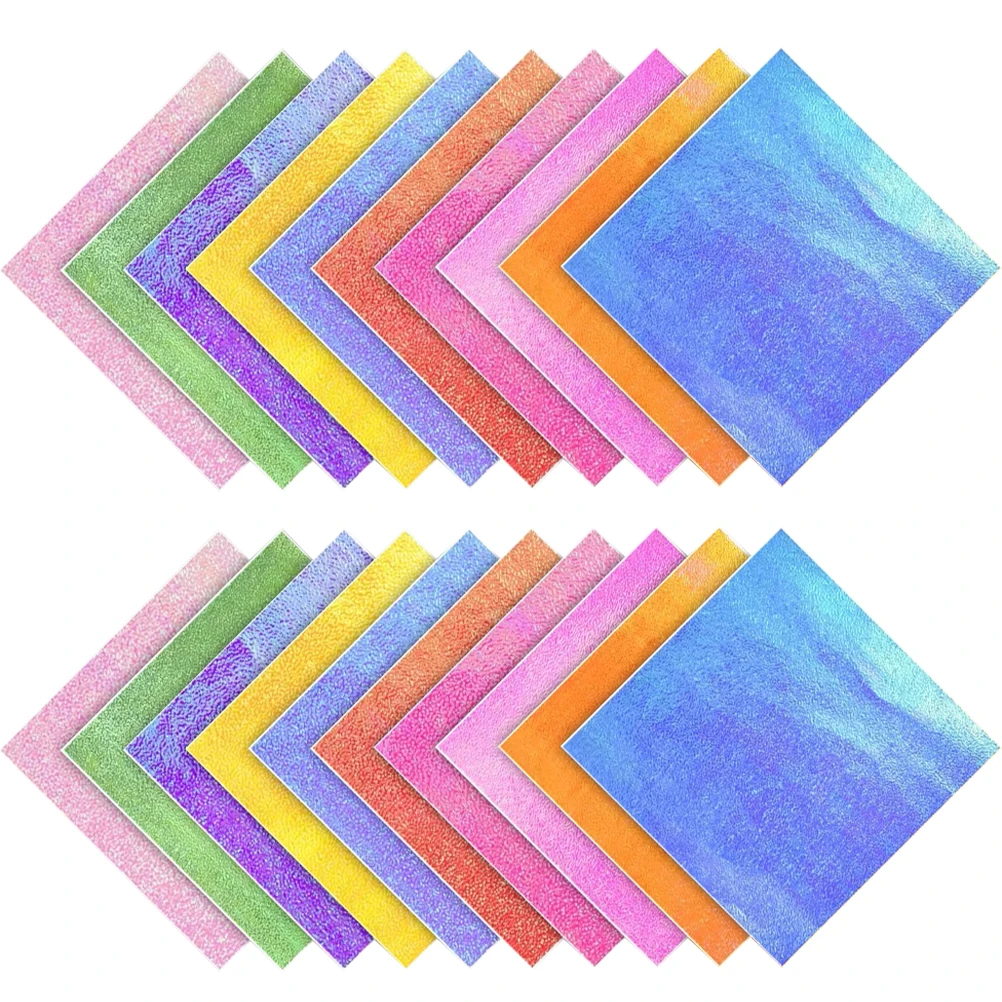 150Pcs Shiny Origami Paper Set Excellent Material for DIY Handicrafts Kids Learning Tools Party Decoration Scrapbook Projects