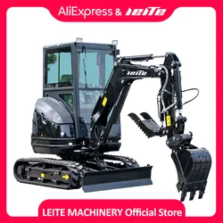 Factory Direct CE EPA  Mini Excavator 2.5 Ton 2500 Kg Hydraulic A Full Set Of Accessories Small Digger Factory Customization