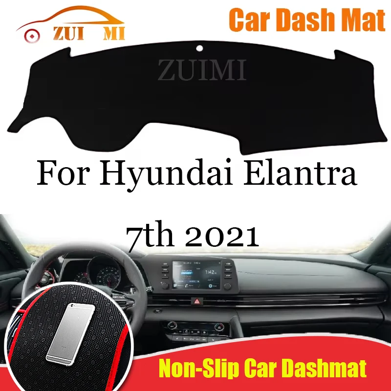 

ZUIMI крышка приборной панели Dashmat для Hyundai Tuscson Elantra 2019 ~ 2021 LHD RHD крышка приборной панели козырек от солнца пыль и тепло