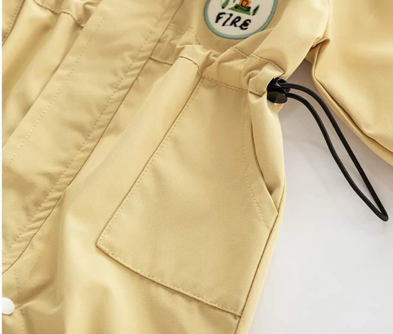 MILANCEL ﻿ Herbst Baby Strampler Outdoor Jacke 0-2Y Unisex Infant Casual Doppel-schicht Mit Kapuze Overall Kleinkind Warme Outwear Kleidung – Detail 12