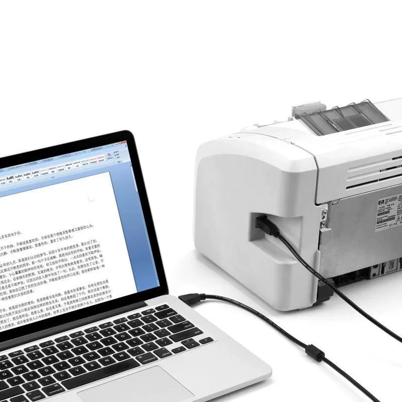 1.5/3/5/10M USB High Speed 2.0 A To B Male Cable For Computer Printer Cord 3 Feet Plug And Play C3