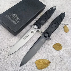 Russian HOKC Rocket Folding Pocket Knife Hunting G10 Handle D2 Steel Military Self-defense Wild Survival Flipper Knife Gift