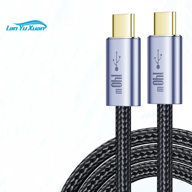 High Speed Data Transfer Cable 2m Gold Plated Interface USB 2.0 to Type C 5A 140W Fast Charger Charging Cable