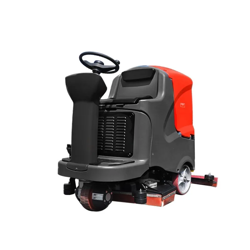 Industrial workshop floor washing car, airport station floor cleaning car