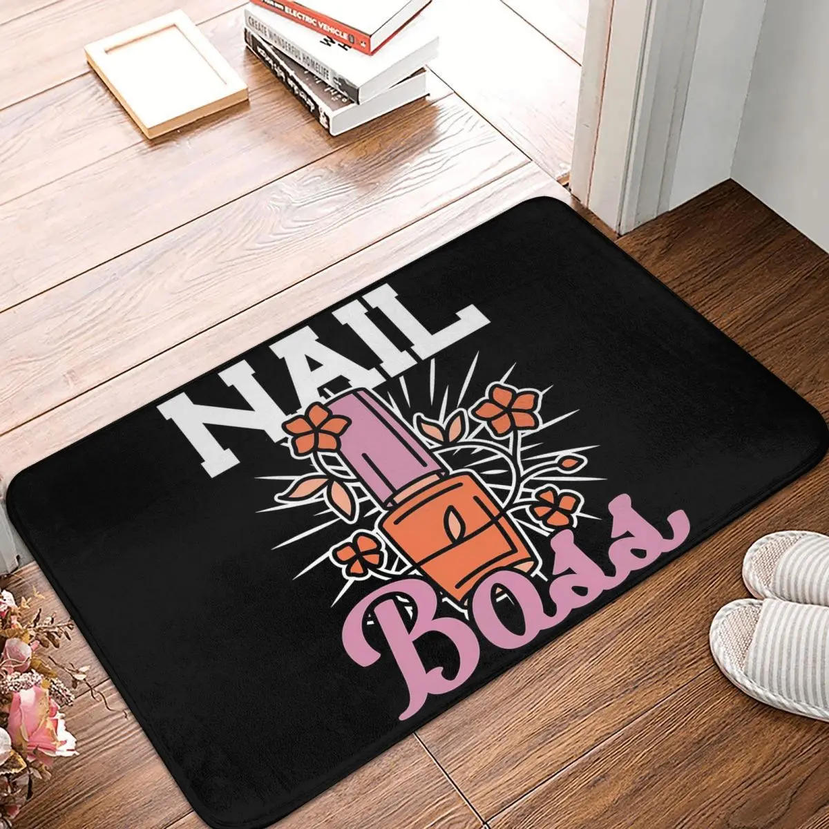 เล็บ Boss Nails Tech ลื่นพรมเช็ดเท้าพรมพรมพรมสําหรับห้องครัว Entrance บ้านห้องน้ําห้องนั่งเล่น Footpad Mats