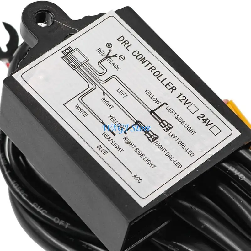 37JE 12V Auto Dimming Relays Strong ABS Construction for Daytime Running Lights Use