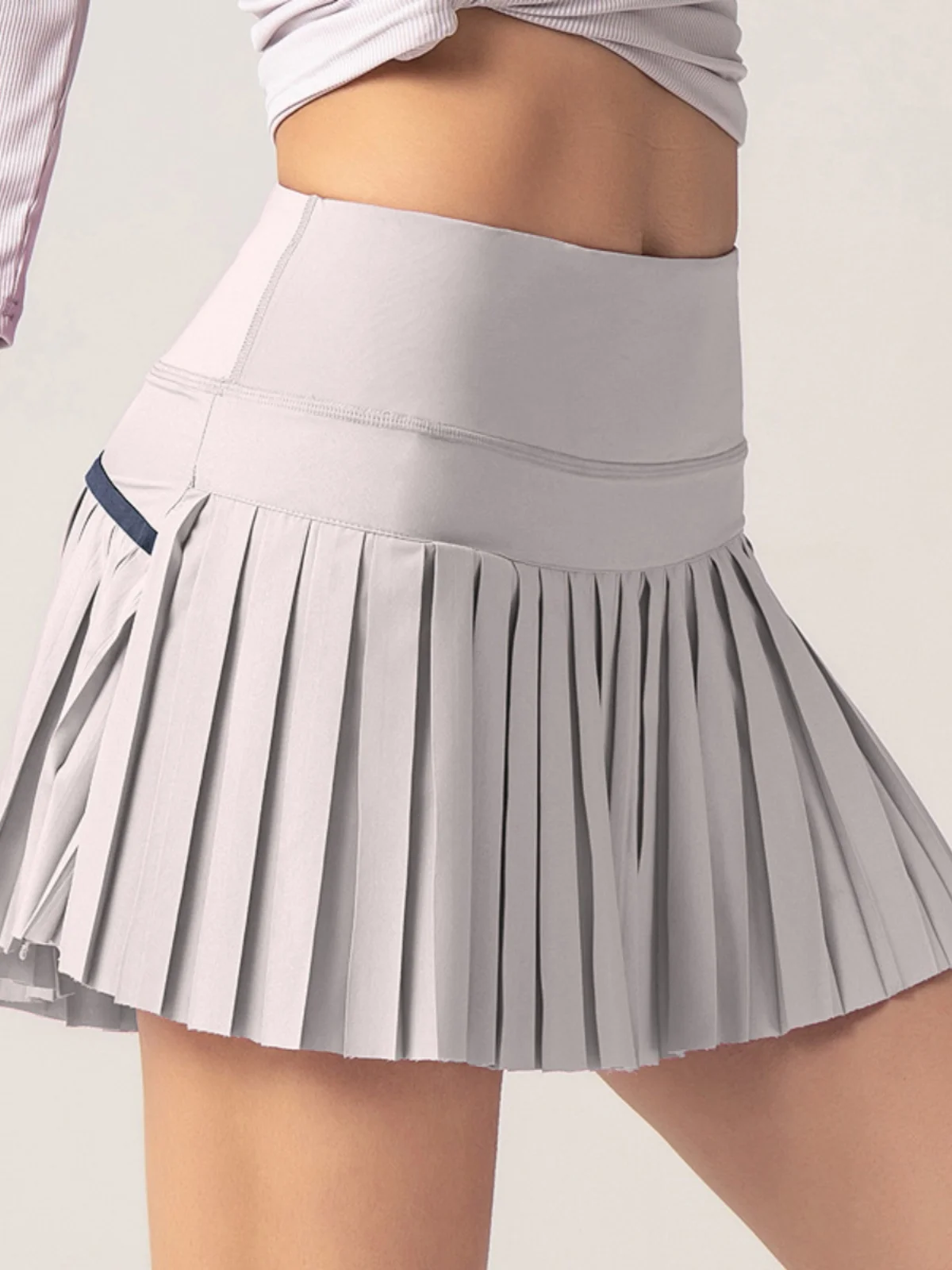

Women's Anti-Slip Pleated Tennis Skirt Spor Sle Bicolor Skirt Girls' Midi Skirt Summer Collection