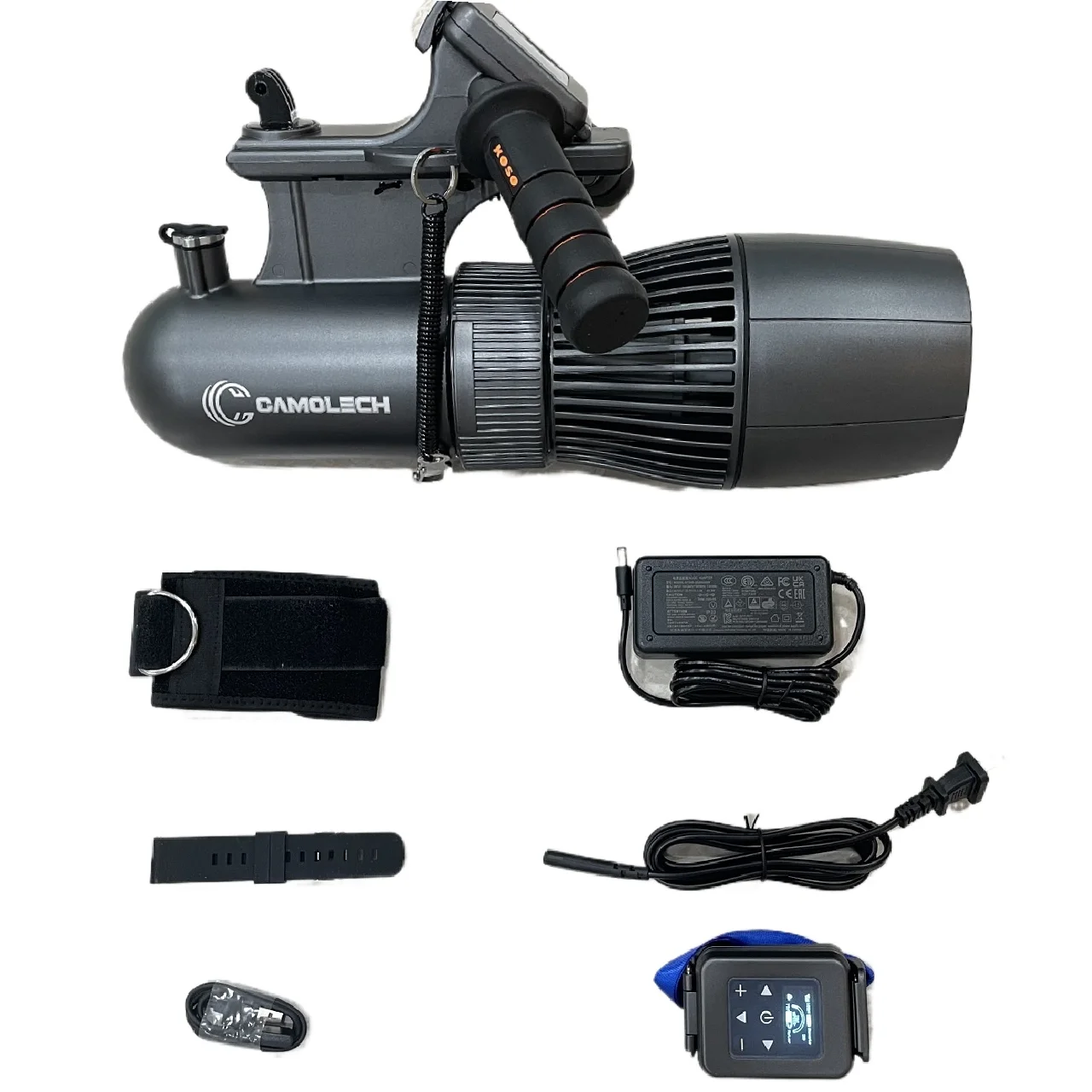 카몰렉 전기 수중 스쿠터 500W 40M 프리다이빙 스노클링 씨 스쿠터 브러시리스 모터 60분