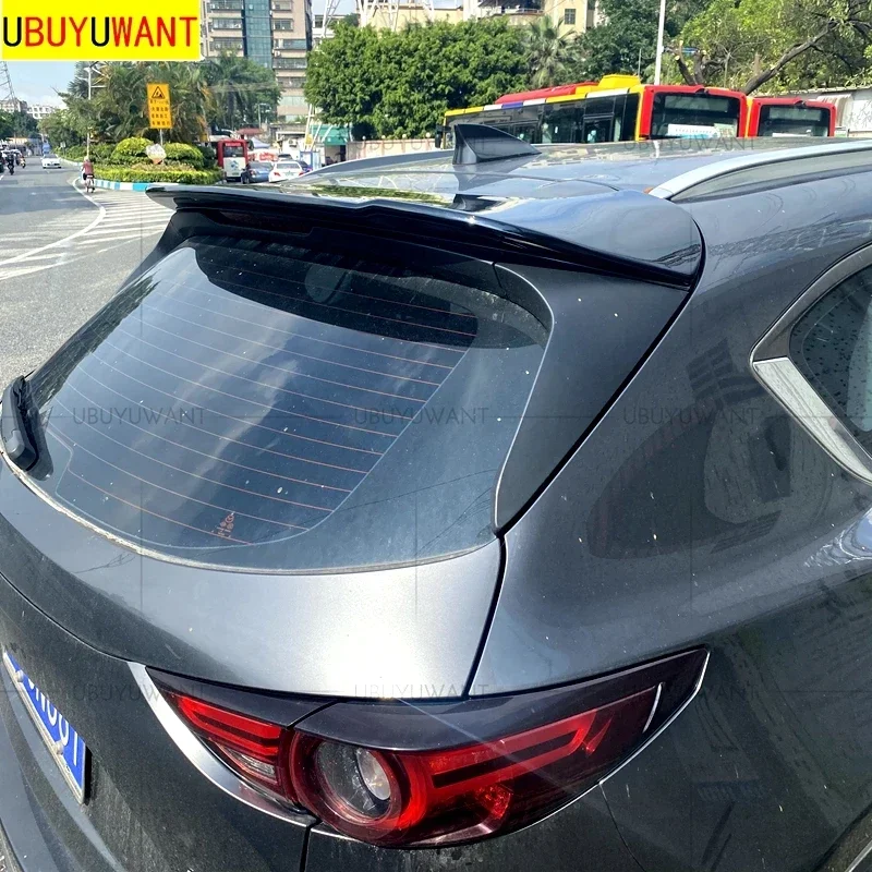 UBUYUWANT For MAZDA CX-5 CX5 2017 2018 2019 2020 2021 ABS Exterior Rear Spoiler Tail Trunk Boot Wing Decoration Car Styling view 5