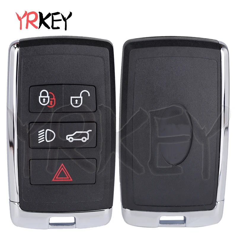 YRKEY - Car Key Lonsdor Smart Key For Land Rover LR2 LR4 For Jaguar F-Pace F-Type XE XF XJ 315MHz/433MHz Support K518 2018-2021