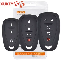Silicone Car Key Case For Chevrolet Cruze Malibu Spark Sonic Impala Equinox Volt Trax Camaro Remote Fob Cover 2019 2020