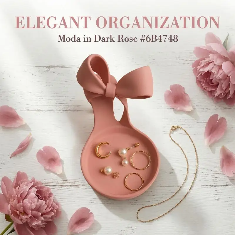 High Heel Jewelry Stand 3D Printed Organizer Tray for Earrings Necklaces Rings Storage Solution for Dressing Table Bedroom