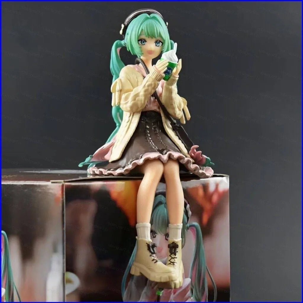 โมเดลชานม16cm, ตุ๊กตาขยับแขนขาได้ตักก๋วยเตี๋ยวอะนิเมะ Hatsune Miku