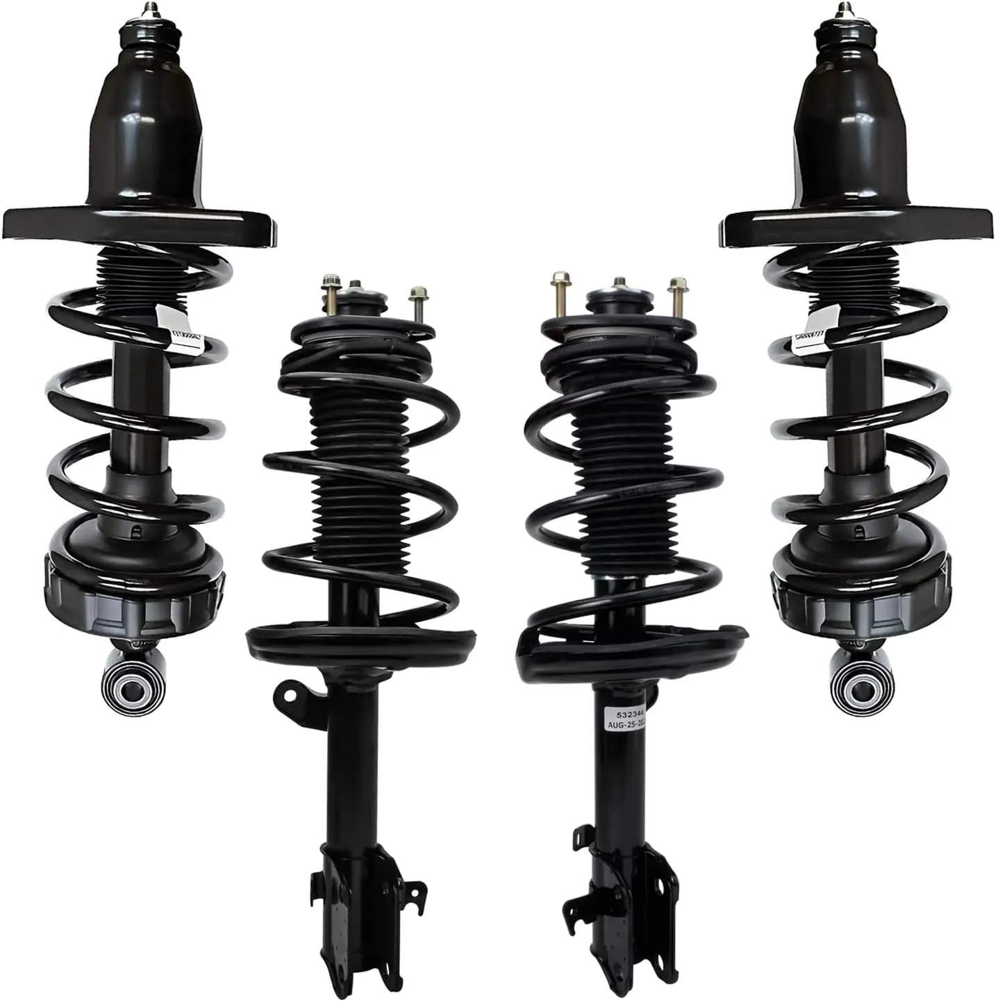 

Стойки из 4 шт. для Honda Ridgeline 2006-2014, передние и задние стойки и винтовая пружина в сборе 2007 2008 2009 2010 2011 2012 2013 Замена