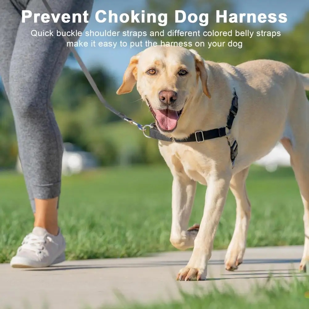 

Dog Harness No Adjustable No-pull Dog Training Harness for Dogs Control Pulling Teach Leash Manners Prevent Pets from Pulling