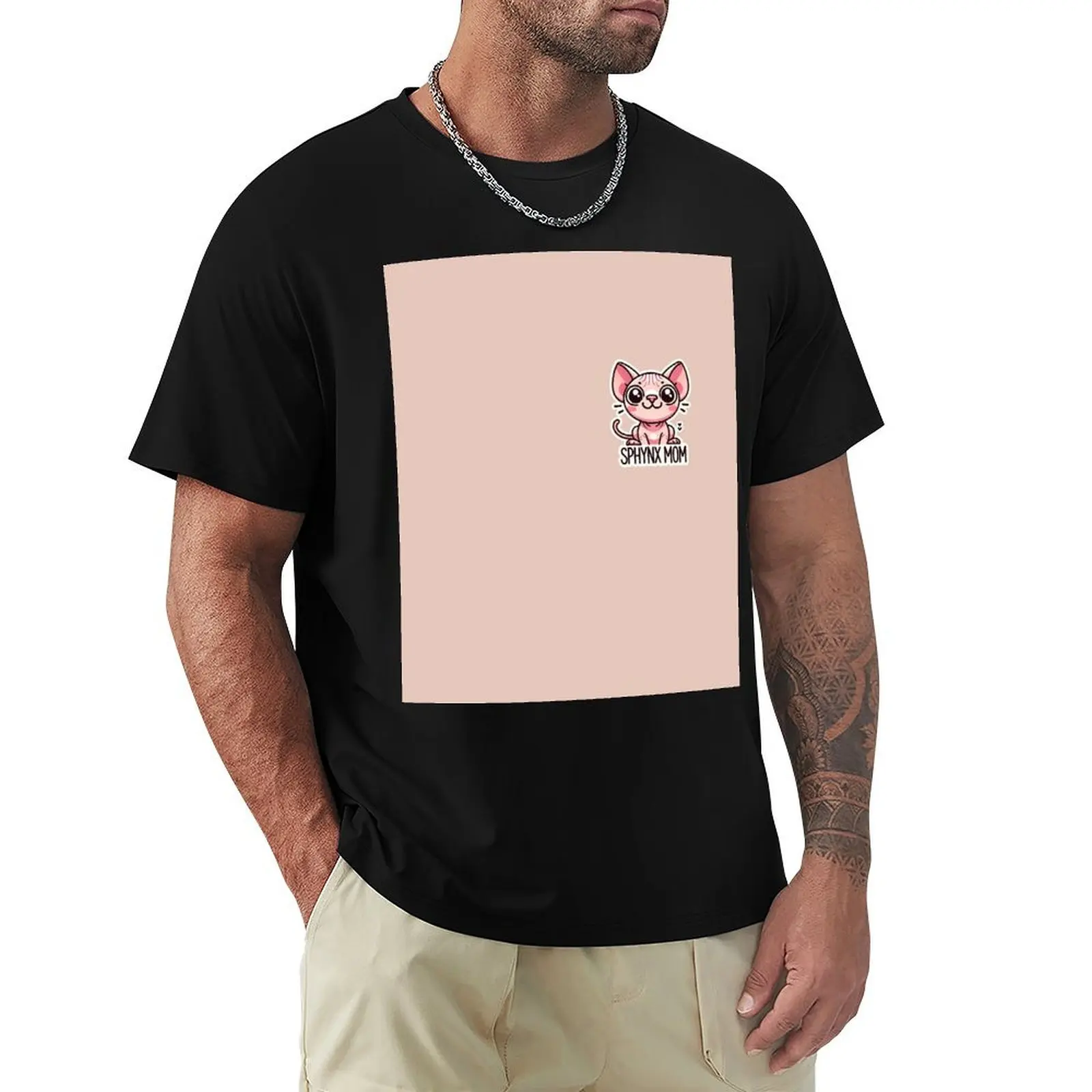 

Sphynx Mom Sticker – Cute Kawaii Sphynx Cat Art for Cat Lovers T-Shirt sweat funny meme t-shirts shirts men graphic